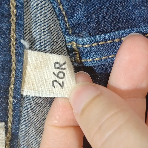 BKE Denim Payton size 26R Blue Denim Pants Straight Leg Jeans - Picture 5 of 12